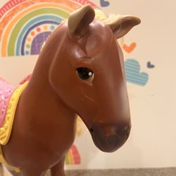 DISNEY PRINCESS BELLE’S HORSE PHILLIPE -  14 INCH HORSE - VINTAGE