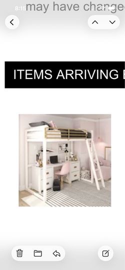 Ashley furniture kids twin loft bed