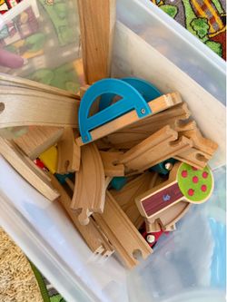 Wooden Train Set