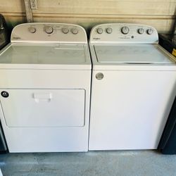 Washer And Dryer Set (Whirlpool Top Load) 