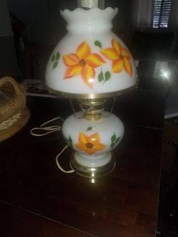 Lamp and Oriental inspired dishware