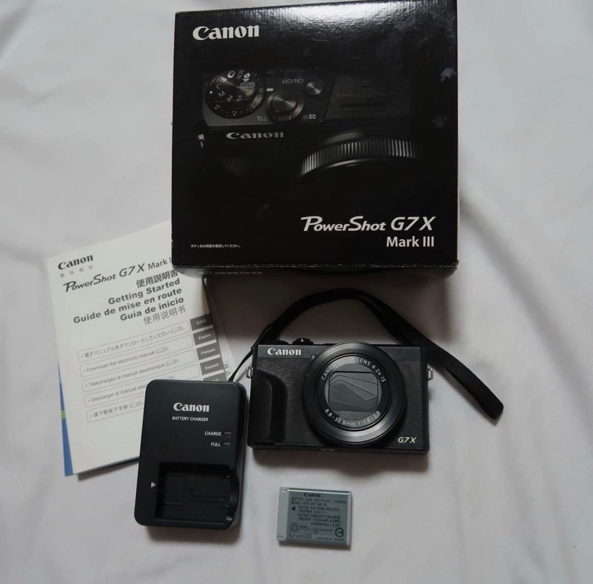 Canon Digital Camera PowerShot G7 X Mark III 20.1 Megapixel - Black