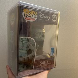 Funko Pop Art Series Sally From Nightmare Before Christmas In Collectors Case