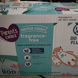 Parents Choice Fragrance Free Box Of Wipes