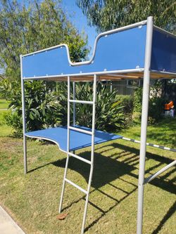 Bed and desk frame