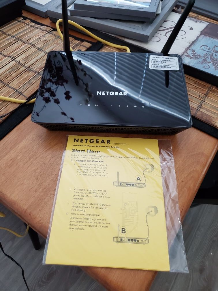 Netgear wireless cable modem