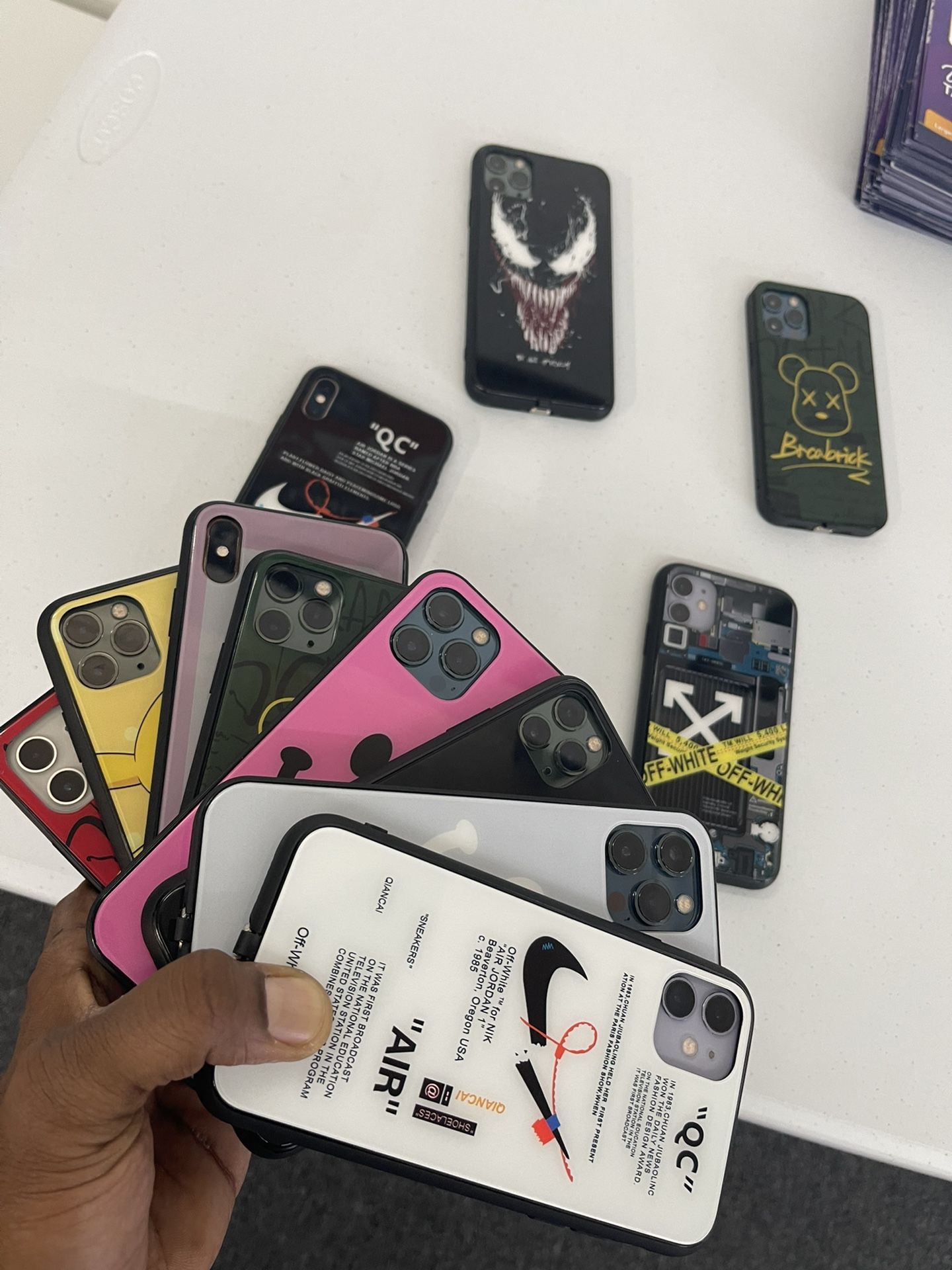 iPhone 12 , 11, X , Xr , Xs Max, X Light Up Case