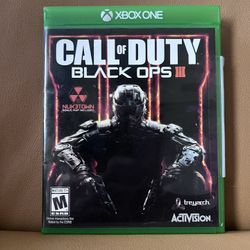 Call Of Duty (COD) Black Ops III Xbox One Game 