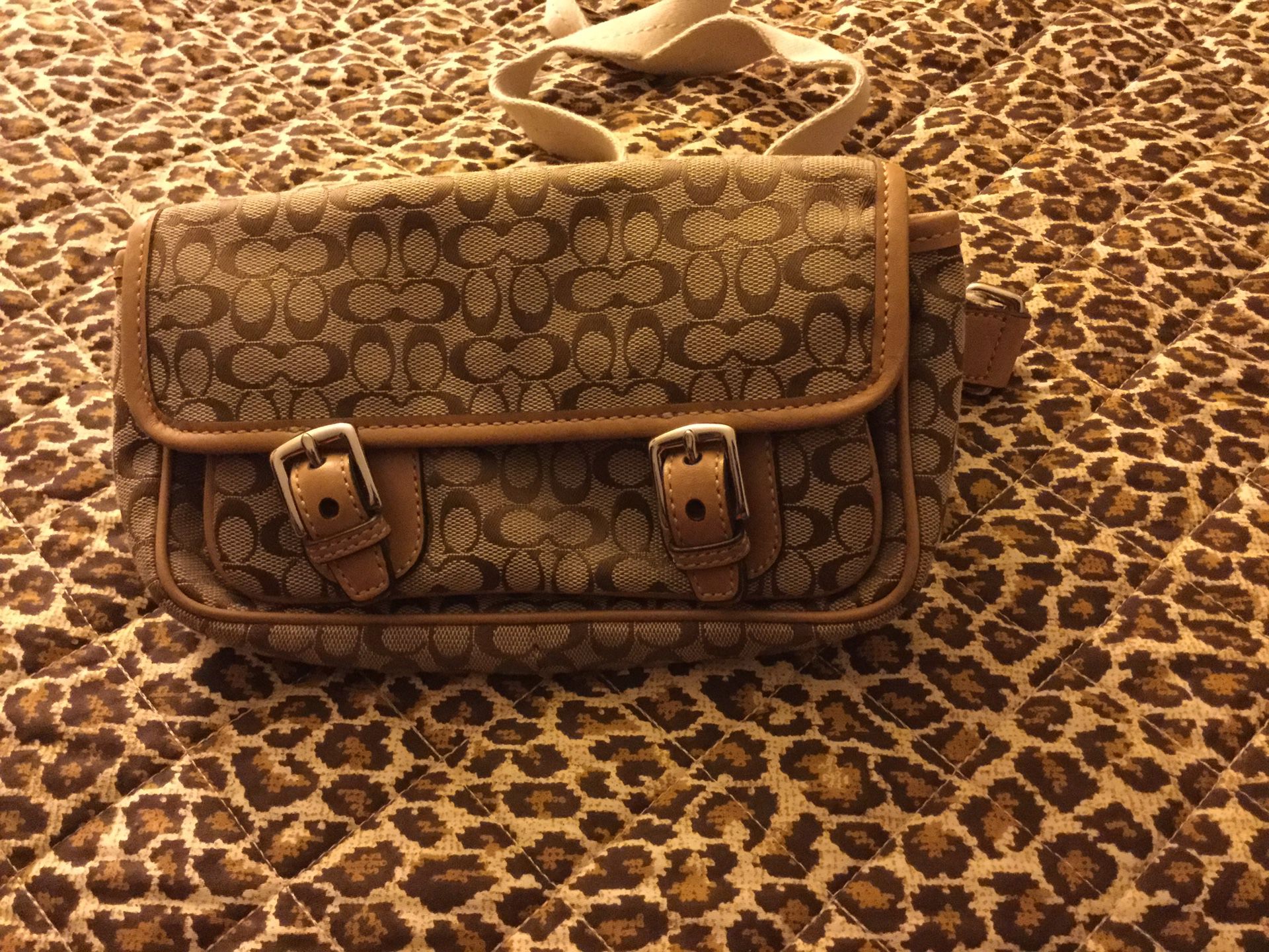 Coach waist belt bag $30;new