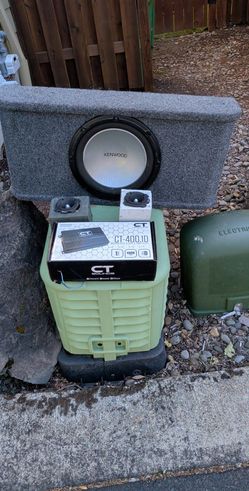 Kenwood 12 sub and ct sound amp