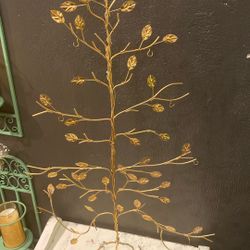 Vintage Brass Ornament Tree 
