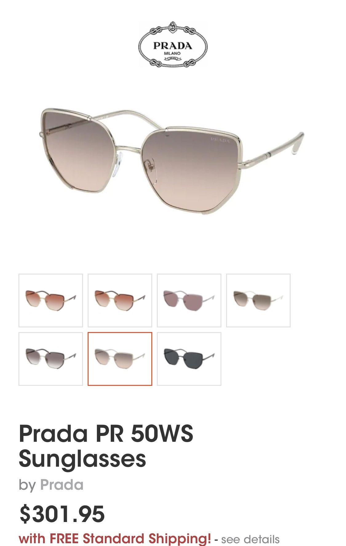Female Prada Sunglasses 🕶️ New