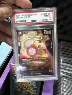 2024 DBS FUSION WORLD GOLDEN FRIEZA PSA 10