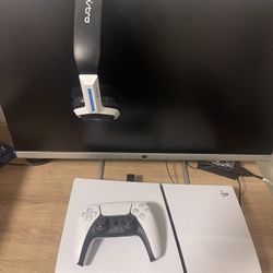 PS5 Astro A20 Headset HP 27f Monitor 