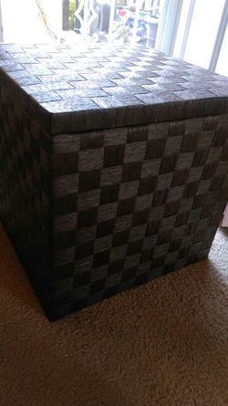 Foter ottoman storage cube with tray