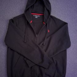 Polo zip up hoodie 