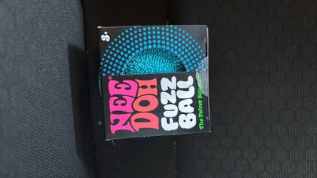 Needoh fuzz ball blue