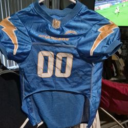 Los Angeles Chargers NFL Dog Shirt Jersey Size XL 