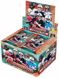 2026 NFLTopps Bowman Football Jumbo Hobby Box (COLLEGE AND NFL) 4 AUTOS SEALED