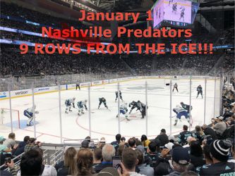 [1/1] Seattle Kraken v. Nashville Predators (9 ROWS FROM THE ICE!!)