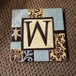 Ceramic Letter C,W