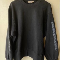 yeezy calabasas black Sweatshirt long sleeve crewneck sweater adidas by kanye we