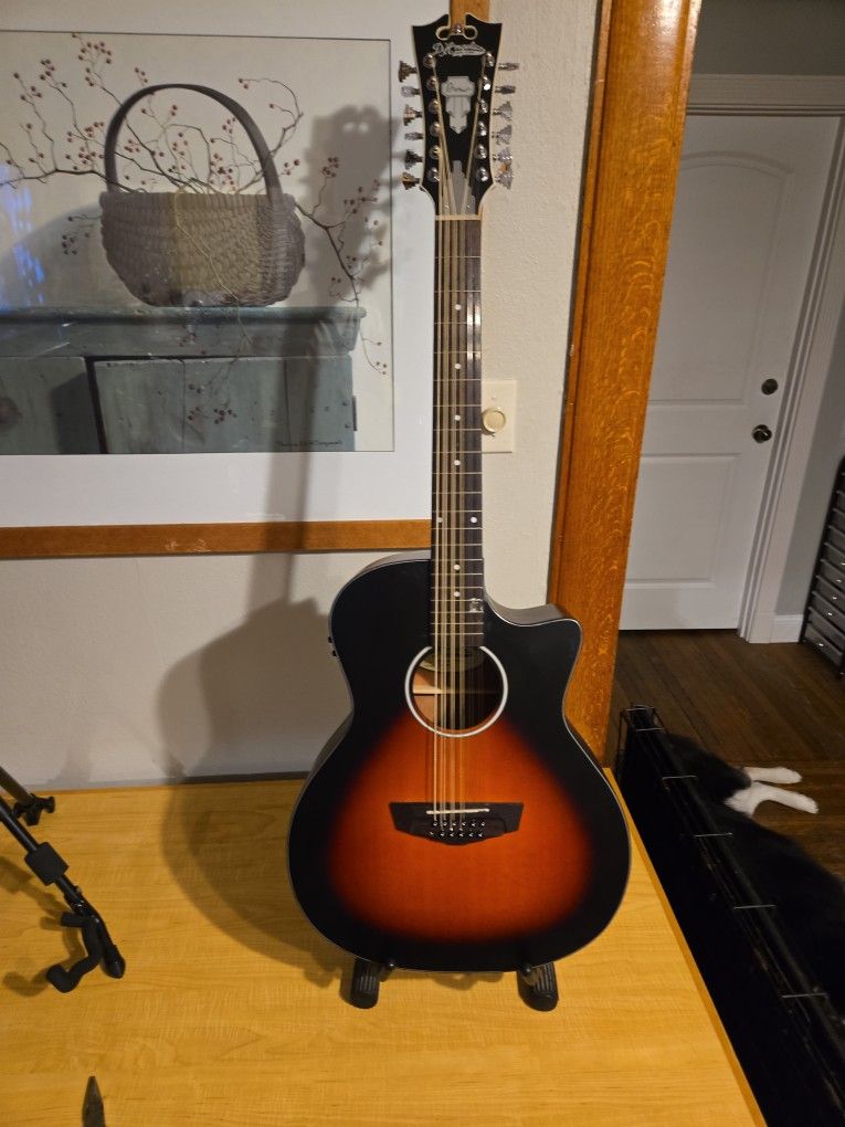 Dangelic 12 String Acoustic Electric Guitar