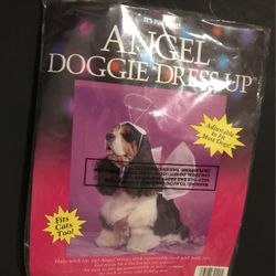 Pet costume, angel