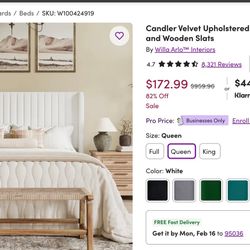 Full Bed frame And Mattress