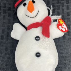 1996 Ty Beanie Baby Snowball Snowman (ERRORS)