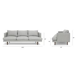 Article - Burrard 83.5" Sofa – Seasalt Gray – Like New