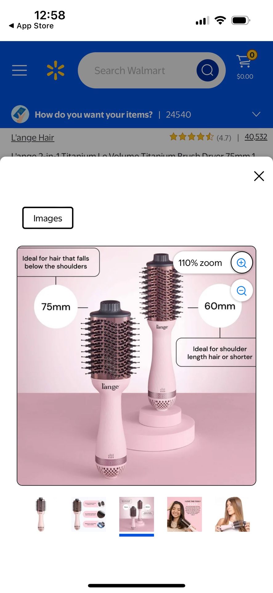 2in 1 Titanium Brush Dryer