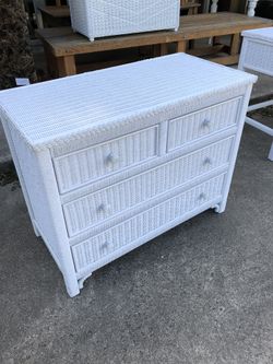 Wicker dresser by Henry Link