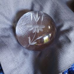 Vintage Crystal Paperweight 