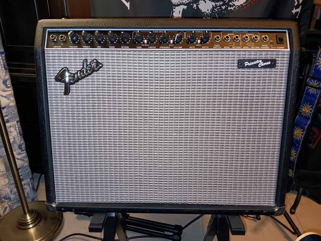 Fender Princeton Chorus Amplifier (2000) With Footswitch