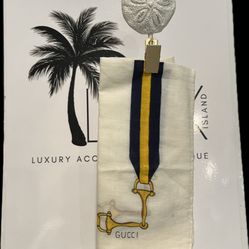 Gucci Horsebit Pocket Square Scarf 