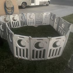 Panel Portable Plastic Playpen,
