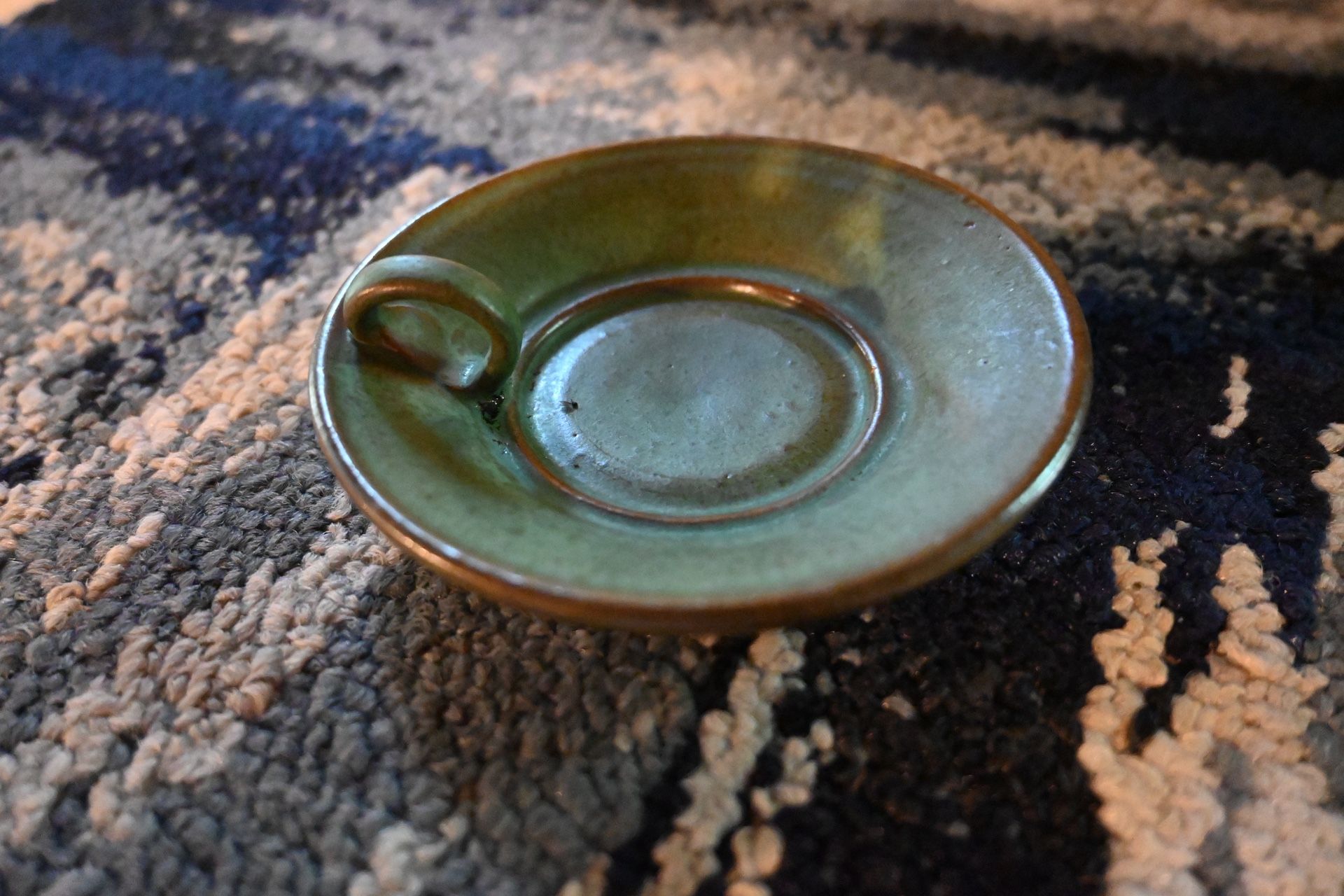 Small Pottery Candle Holder