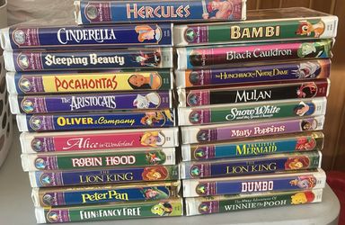 VHS Masterpiece Collection 21 Videos Good Condition