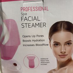 Spa Facial Steamer With A Nasal Área Attachment 