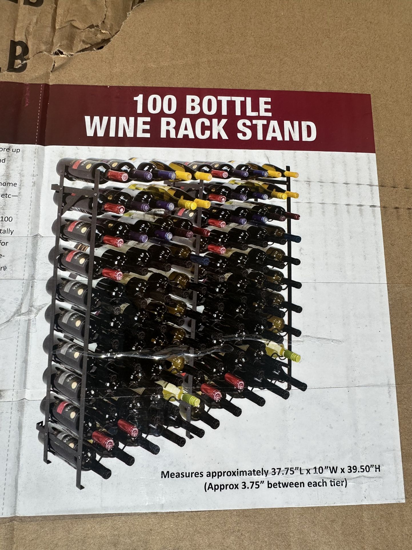 Wine Bottle Rack Stand