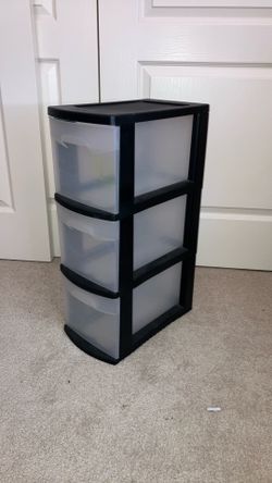 3 drawer plastic dresser
