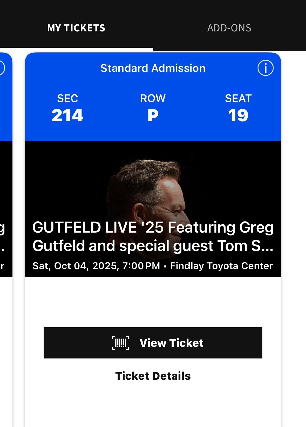 Greg Gutfeld Tickets - Prescott