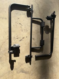 Jeep hardtop storage rack