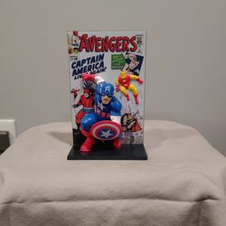 Captain America 3-D Comic Figure!!!