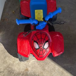 Kids spoder man car