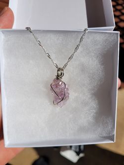 Amethyst Flower Necklace
