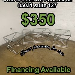 3pcs Coffee Table Set Brand New