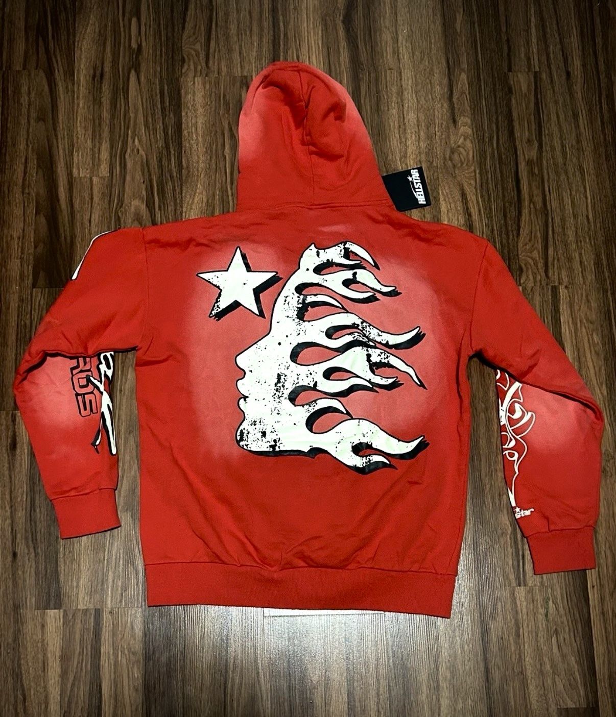 Hellstar Records Hoodie – Red (Men’s)