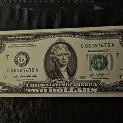 SIX SEVEN $2 BILL